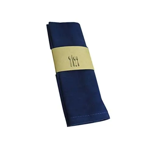 Produktbild: TOPBATHY Flachs Leinen Küche Servietten Tischdecke Abendessen Serviette Tuch Backen Stoff Royal für Home Hotel Restaurant