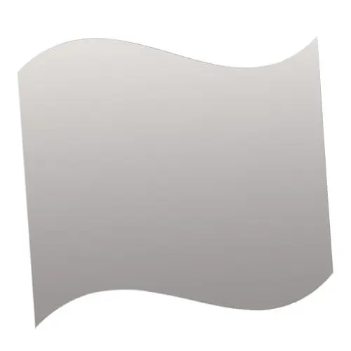 Produktbild: TOPBATHY Wellenförmiger Spiegel-wandaufkleber Aus Acryl Für Modernes Schlafzimmer Wohnzimmer