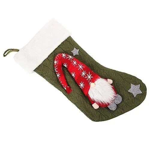 Produktbild: TOPBATHY Weihnachtssocken Weihnachtskamin Strumpf Für Den Weihnachtsbaum Weihnachtssocke Für Den Kamin Weihnachtsbaum Hängende Socke Weihnachtstüten Mit Süßigkeiten Urlaubsstrümpfe Gestrick