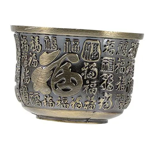 Produktbild: TOPBATHY Wiederverwendbarer Schnapsbecher Kleiner Weinbecher Schnapsgläser Traditionelle Teetassen Brandy Schussspender Kaffeetasse Japanischer Tee Antike Teetassen Zinklegierung
