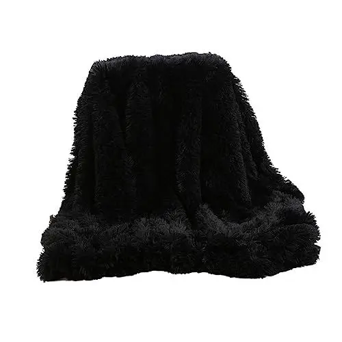 Produktbild: TOPBATHY Wolldecke Plüschdecken für die Couch Fotodecke bauschige Decke Bettdecke Baby-kuscheldecke wohnzimmerdecke beetabdeckung zudecke Fleecedecke Decke werfen Doppelschicht Schlafdecke