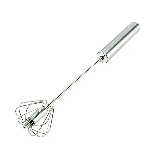 Produktbild: TOPBATHY Stainless Steel Handmixer Ergonomisch Leicht Und Rostfrei Von Eiern Milch Und Teig Spülmaschinengeeignet Für
