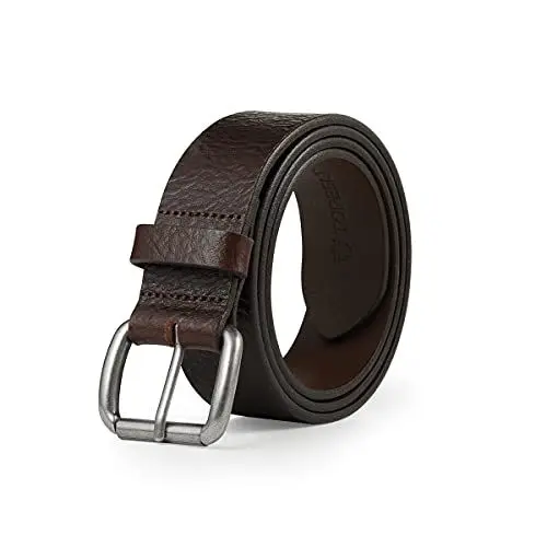 Produktbild: TOPBELT Herrengürtel Ledergürtel Herren Gürtel Leder Männer Gürtel Echtleder Jeansgürtel Braun & Schwarz 110cm-160cm mit Geschenkbox (160CM, Braun)