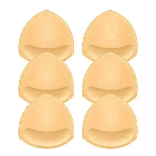 Produktbild: TopBine 3 Paar BH Einlagen, BH Insert Pads, Abnehmbarer Sport Push-up Pad, für Badeanzug und Bikini (3 Beige, B/C)
