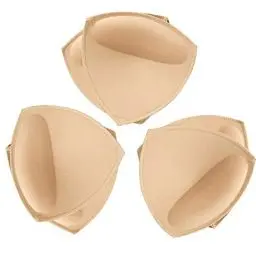 Produktbild: TopBine BH-Pads, BH-Polsterung, herausnehmbare Sport-BH-Pads, verwendet für Bademode und Bikinis (C/D Beige, C/D)