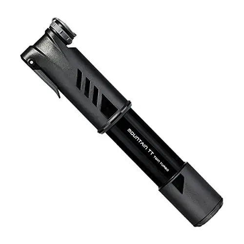 Produktbild: Topeak Unisex – Erwachsene Mountain TT Twin Turbo Minipumpe, schwarz, 22 x 5 x 4 cm