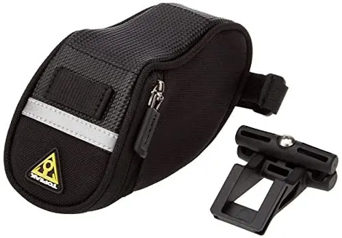 Produktbild: Topeak AERO Wedge Pack Schlankes Design, Speziell Für Sportliche Sättel, Black, 19 x 9.5 x 10 cm, 1 Liter
