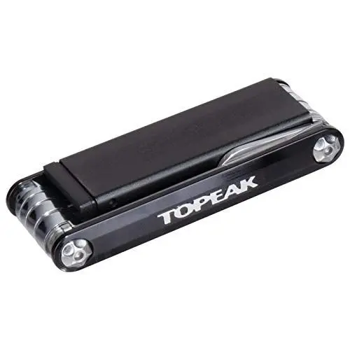 Produktbild: Topeak Tubi 18 Tubeless Tool aus Aluminium in der Farbe Silber-Schwarz 18 Funktionen, Maße: 4,1cm x 1,8cm x 7,6cm, 15400072