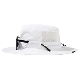 Produktbild: TOP-EX Herren UPF 50 Safarihut mit breiter Krempe und Sonnenbrillenhalter - UV-Schutz Fischerhut, Wasserdicht & Atmungsaktiv - Faltbarer Sonnenhut für Outdoor, Wandern, Camping, Angeln Weiß L/XL