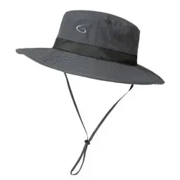 Produktbild: TOP-EX Sonnenhut mit breiter Krempe, Unisex, LSF 50, wasserdicht, verstellbar, atmungsaktiv, für Outdoor-Abenteuer, Wandern, Angeln, Safari, leicht verstaubar DunkelGrau L/XL