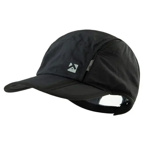 Produktbild: TOP-EX XL/XXL Baseball Cap Herren Atmungsaktiv Sports Running Kappe UV Schutz Basecap Sommer Golf Cap Schwarz XL