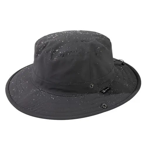 Produktbild: TOP-EX XL/XXL SPF 50 Sonnenhut Herren Bucket Hut Damen mit breiter Krempe Wasserdicht Sonnenschutz Mütze Anglerhut Regenhut Wanderhut Faltbar Grau M/L