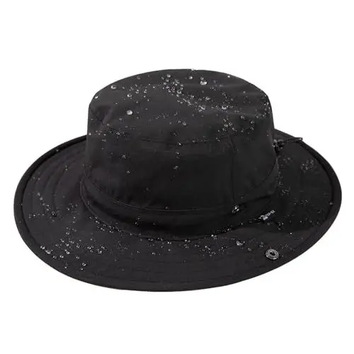 Produktbild: TOP-EX XL/XXL UPF 50 XL Sonnenhut Herren Bucket Hut Damen mit breiter Krempe Wasserdicht Sonnenschutz Mütze Anglerhut Regenhut Wanderhut Faltbar Schwarz