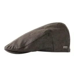 Produktbild: TOP-EX wasserdichte Herren Schiebermütze für Regenwetter Kunstleder Stilvolle Schirmmütze im Peaky Blinders Stil,ideal für Golf,Angeln,Schießen,Wandern,Jagd und als Schlägermütze Schwarz M/L