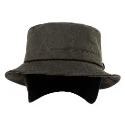 Produktbild: TOP-EX wasserdichte Winter-Fischerhüte mit Ohrenklappen & Nackenklappe, warme Fleece-gefütterte Regenhüte zum Wandern, Angeln und für Outdoor-Aktivitäten, Winddicht, Braun, XL