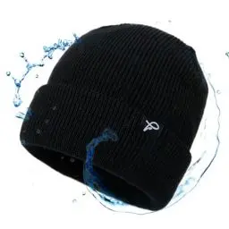Produktbild: TOP-EX wasserdichte Wintermütze Herren & Damen, Warme Fleece-gefütterte Strickmütze Beanie, Atmungsaktive Outdoor Lauf- & Skimütze, Winddichter Regenschutz, Herrenmütze Schwarz XXL