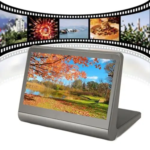 Produktbild: Topiky 48 Megapixel Diascanner mit 7 Zoll HD Farbbildschirm, Negativfilm und Digitalisierer, Konvertiert 135 Filme mit 126 KPK und 110 Diafilme in 48 Megapixel JPEG Digitalfotos, 16 GB
