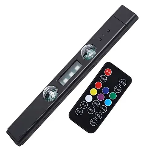 Produktbild: Topiky Auto-Umgebungslicht, USB-Aufladung, Drahtlose Atmosphären, Fernbedienung, Musiksteuerung, Dekorative Lampe, Zum Dekorieren von Autos, Schlafsälen, Familienfeiern D88 5 V 3 W