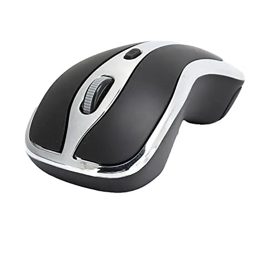 Produktbild: Topiky Drahtlose Maus, 2,4 G 6D Gyroskop USB CPI Adjuatment Plug & Play Drahtlose Maus Dual Mode Hochwertige ABS Ergonomische Form Design Maus für PC
