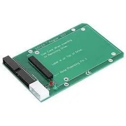 Produktbild: Topiky IDE-Adapter 2,5 Zoll 44-Pin-Festplatte Laptop IDE auf 40-Pin 3,5 Zoll Desktop-PATA-Konvertierungskarten-Erweiterungskarte mit 2 LED-Leuchten IDE-zu-PATA-Konvertierungskarte