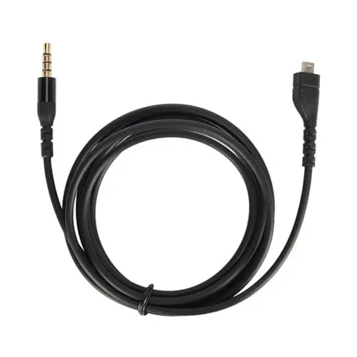 Produktbild: Ersatz-Audiokabel, Kompatibel mit Arctis 3, Arctis Prime, Arctis 5, Arctis 7, Arctis Pro Arctis Prime Gaming-Headsets, 1,5 M/4,9 Fuß, OFC-Kerne, Unabhängige Abschirmung