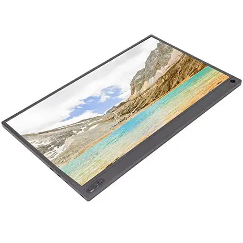 Produktbild: Topiky Tragbarer, HD 1080P 3-in-1-Display, Eingebaute Lautsprecher, Externer 15,6-Zoll-, mit Vollem Betrachtungswinkel von 178 Grad für Laptop-TV-Sendungen