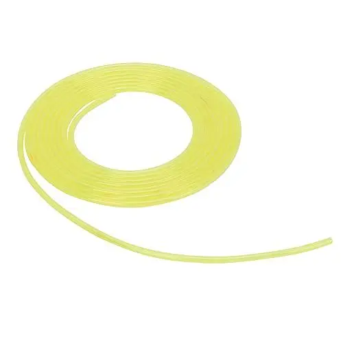 Produktbild: TOPINCN Benzin-Brennstoff-Gasleitungs-Schlauchschlauch für Rasentrimmer Gelber Schlauch Kraftstoffleitung Benzinschlauch 3 Meter Rasenmäher-Trimmer-Zubehör(3 * 6mm)