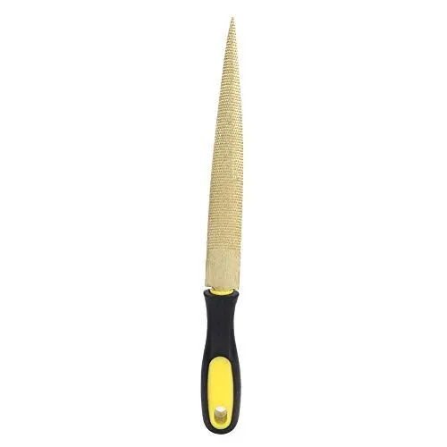 Produktbild: TOPINCN Holzraspel, Gehärteter Kohlenstoffstahl, Holzfeile, Goldene Konische Handfeile, Raspel, DIY Handwerk, Tischler, Holzbearbeitung, Schnitzwerkzeug(8 Zoll)