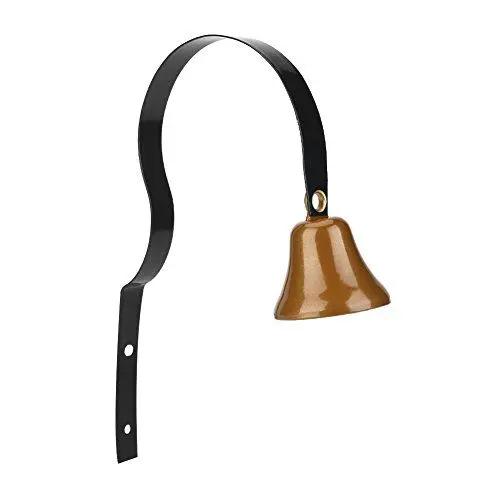 Produktbild: TOPINCN Ladenbesitzer Bell Antike Wand Montiert Metall Tür Glocke Dekoration Garten Ornament Hundetraining
