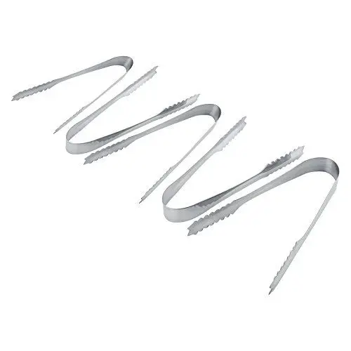Produktbild: TOPINCN Lebensmittelschaufel, Schaufel, Zange, Edelstahl, Süßigkeiten, Buffet, Bar, Zuhause, Küche, Outdoor, Garten, neues Set (Zange)