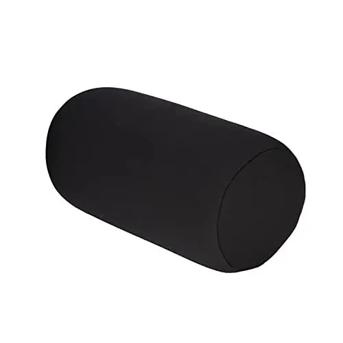 Produktbild: TOPINCN Mini Kissen Rollkissen, Nackenstütze Schlafkissen Komfortables Rollkissen für Reisen Zuhause Schlafsofa für Kopf Nacken Rücken und Beine(Schwarz)
