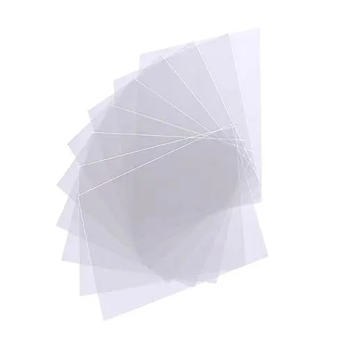 Produktbild: TOPPERFUN 10St transparente Haustierfolie verpackungsmaterial plastikfolie hitzebeständige kunststofffolie present box Mylar-Vorlagenblätter klares Ersatzvisier Dauerhaft Blatt Faltschachtel