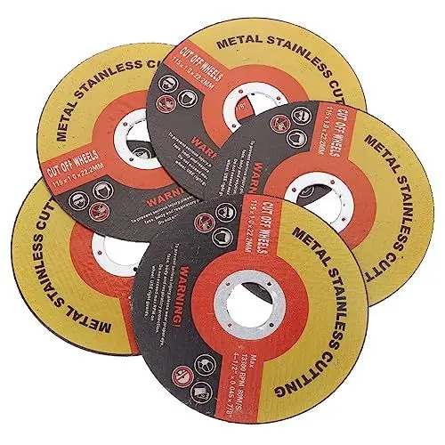 Produktbild: TOPPERFUN 10st Schneidrad Aus Metall Schleifrad Edelstahl-trennscheibe Schleifmaschine Aus Metall 4 1/2 Trennscheibe Metalle Winkelschleifer Räder Zubehör Rostfreier Stahl Aluminium Oxid