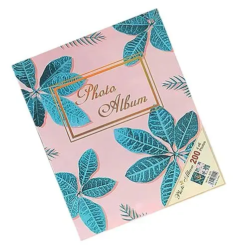 Produktbild: TOPPERFUN Elegantes 6x8 Zoll Fotoalbum Buch Für Scrapbooking Einlegeseiten Blatt Design
