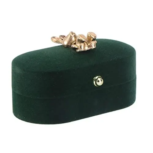 Produktbild: TOPPERFUN 1 Stück Karton Ring Schmuckschatulle Antikes Organizer Zur Aufbewahrung Von Schmuck Organizer Zur Aufbewahrung Von Ohrringen Schmuckkasten Hochzeit Plastik Reisen