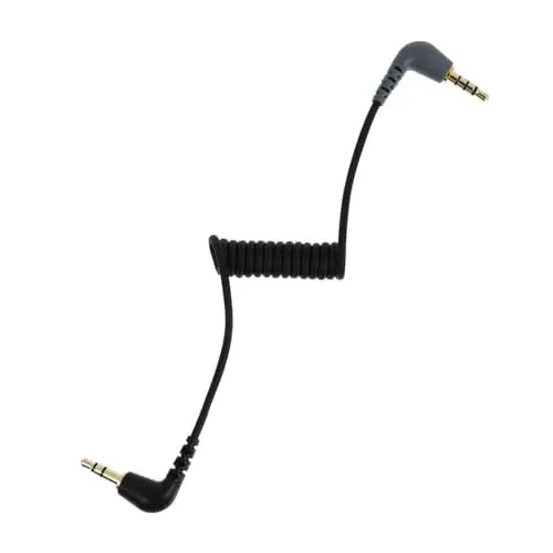 Produktbild: TOPPERFUN Audiokabeladapter Auf 3 5-mm-mikrofon Und Kopfhörer Schwarz Sc7-kompatibel – Statisch Kein Knistern