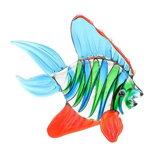 Produktbild: TOPPERFUN Kunst Fisch Figurine Miniatur Dekoration Aquarium Ornament Für Home Büro Schrank Schmuckstück