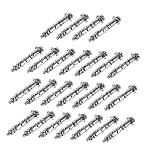Produktbild: TOPPERFUN 25 Stk Trockenbau-gecko Hohlwandschrauben Hohlraumankerbolzen Gipskarton-befestigungsschraube Wandankerschrauben Eintreiben Dübel Aus Gipskarton Silver Kohlenstoffarmen Stahl