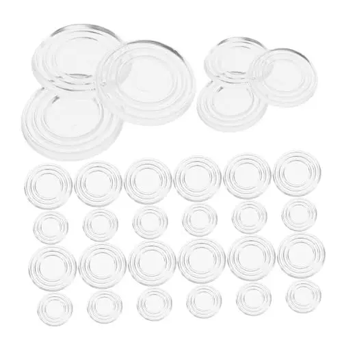 Produktbild: TOPPERFUN 40 Stück Tischschutzfolien Für Glastischplatten rutschfeste Klebepads Für Möbelschränke