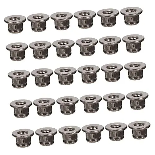 Produktbild: TOPPERFUN 50-teiliges Hardware-kontermuttern-set – Muttern-sortiment Aus Edelstahl Mit Einsätzen Für Den Innen- Und Außenbereich