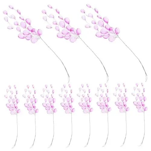 Produktbild: TOPPERFUN Lebensechte Acrylblumensträuße 50 Stück Künstliche Pflanzenverzierungen Für Hochzeitsdekorationen