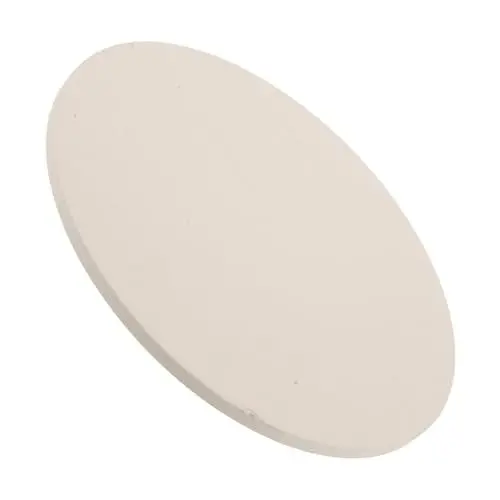 Produktbild: TOPPERFUN Cordierit Brotbackstein für Ofen Grill Runde Heavy Duty Backplatte für Pizza Flammkuchen Hochtemperaturbeständig Gleichmäßige Wärmeverteilung mit Stabiler Reinigungsbürste