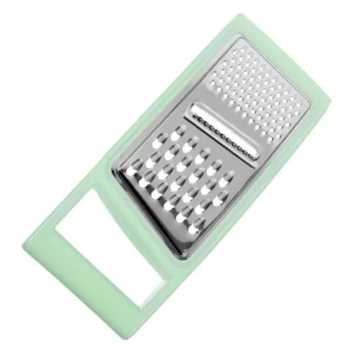 Produktbild: TOPPERFUN Edelstahl Gemüsereibe Multifunktionale Küchenschneider Kreativer Für Karotten Gemüse Und Obst Hellgrün