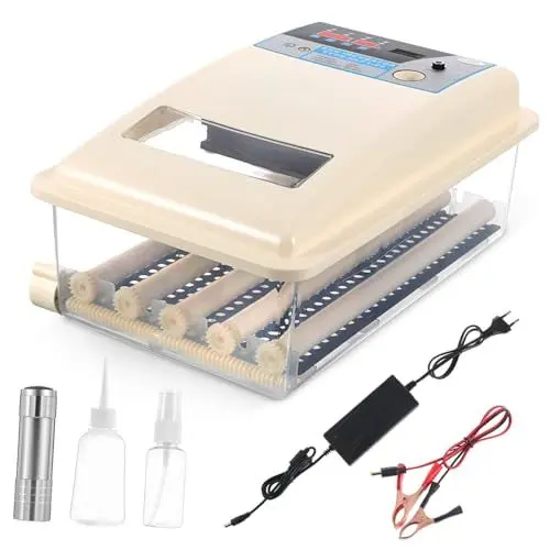 Produktbild: TOPPERFUN Eierbrutschrank Smart Inkubator Automatischer Brutkasten Für Hühnereier Mit EU Stecker 220 V Vollautomatische Brutmaschine Für Zuverlässige Ei Drehung Und Optimale