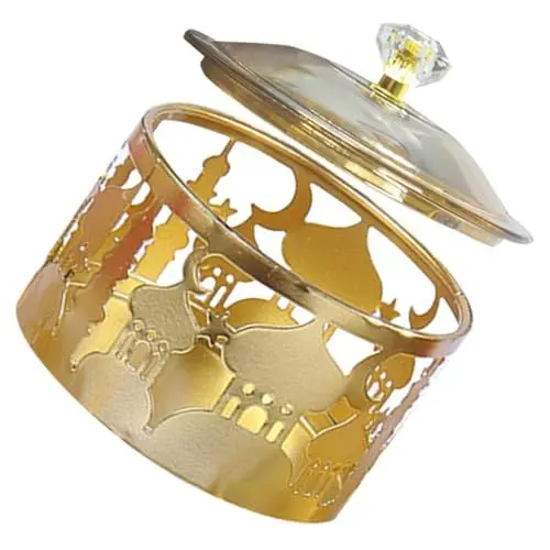 Produktbild: TOPPERFUN Snack-obst-tablett Kuchenteller Ramadan- Eid Naher Osten Fein Gearbeitete Metallplatte
