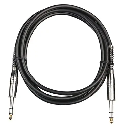 Produktbild: TOPPERFUN Gitarren-audiokabel 6 35 Mm Einfach Anzuschließen Und Aufzubewahren E-gitarren-zubehör Für Die Bassgitarrenversorgung