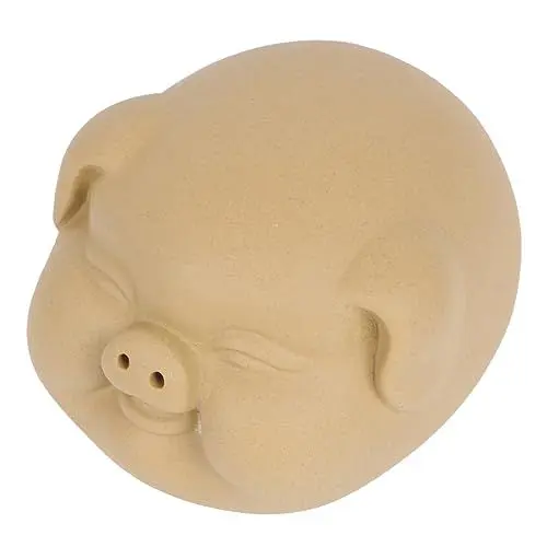 Produktbild: TOPPERFUN Wohnkultur Keramik Schwein Statue Hand Geschnitzte Schwein Skulptur Für Tee Handwerk Tee