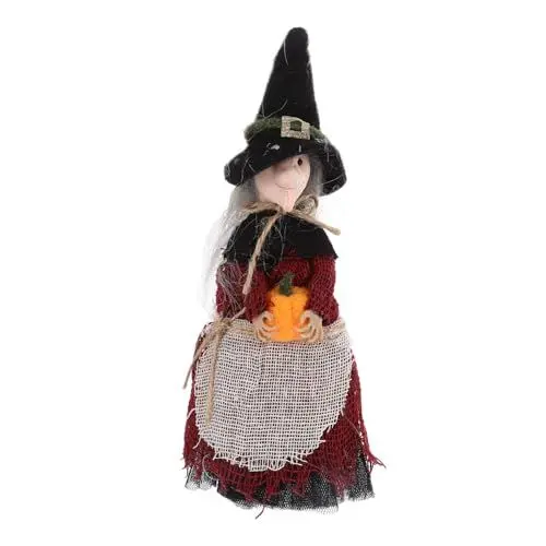 Produktbild: TOPPERFUN Halloween Hexenfigur mit Kürbis Hängende Dekoration für Partys und Feste Kompakte Leichte Deko für Halloween zum Pranken und Schaffen Gruseligen