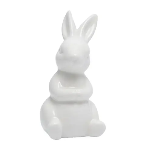 Produktbild: TOPPERFUN Handwerkskunst Mini Keramik Statue Weiß Desktop Dekoration Für Home Office Tier Tisch Ornament