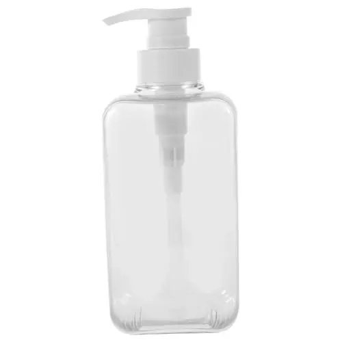 Produktbild: TOPPERFUN Nachfüllbare Pumpflasche Transparente Seifenspender für Duschgel Shampoo und Lotion Reisebehälter für Körperpflegeprodukte Geruchsneutral